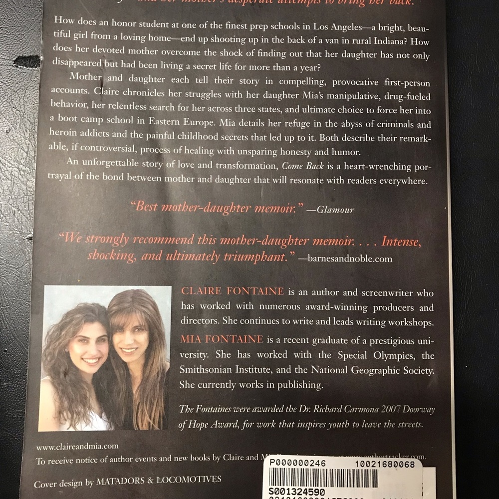 Come Back Book - Picture 2 of 3